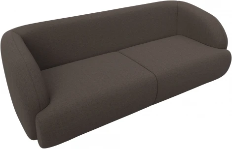 Диван прямой Лига-041 (Коричневый/Рогожка) Лига Диванов арт.124231