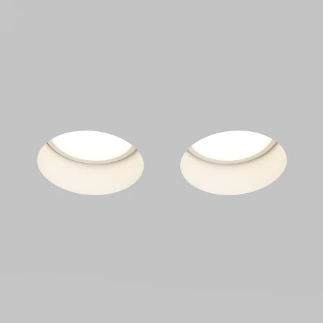 Встраиваемый светильник Maytoni Gyps Modern DL123-GU10-02-W