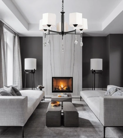 Подвесная люстра Wedo Light Mildret WD3611/5H-BK-WT