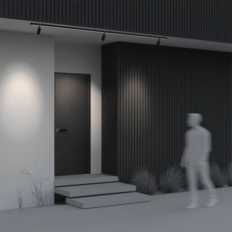 Трековый светильник 16W 48V Maytoni Focus O-TR01-1-S-16WB3K (LED, круглые, IP65)