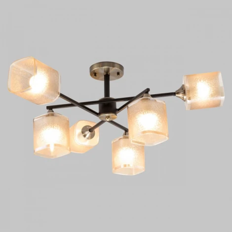 Потолочная люстра на штанге Imex MD.4212-6-S-BK+AB