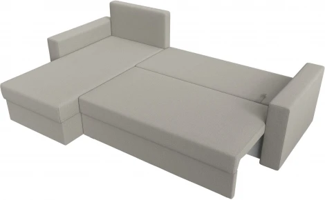 Диван угловой Траумберг Лайт левый угол (Бежевый/Рогожка) Лига Диванов арт.121137L