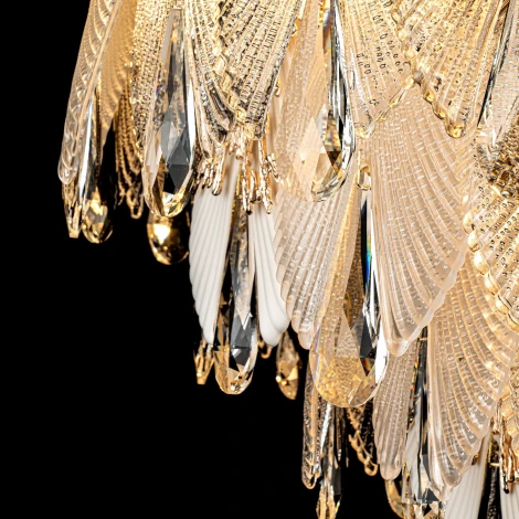 Подвесная люстра хрустальная Modelux ML.6228.600 GD