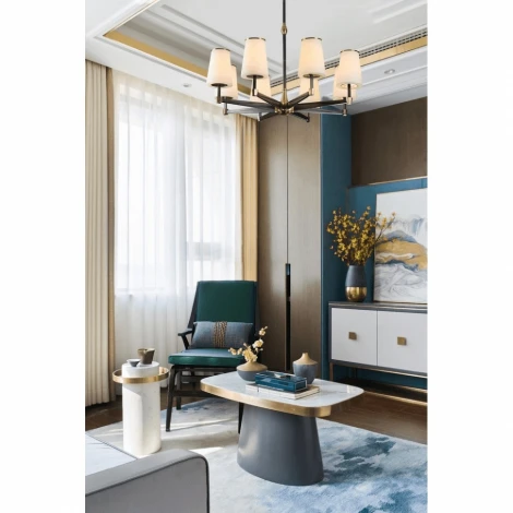 Потолочная люстра на штанге Aployt Malcia APL.803.07.08 (220V)