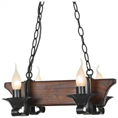 Подвесной светильник Velante 598 598-703-04 (220V, на цепи, подсвечник, свеча, под старину)