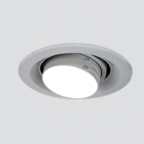 Встраиваемый точечный светильник Elektrostandard 9920 LED 15W 4200K серебро (220V, круглые)