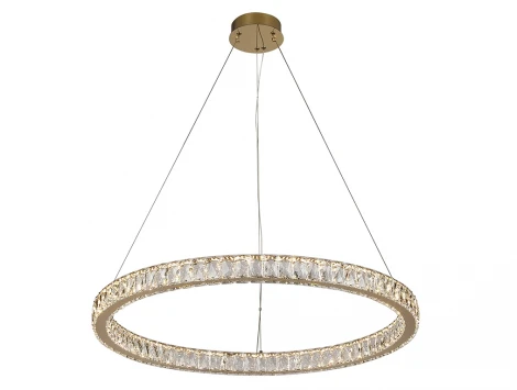 Подвесной светодиодный светильник кольцо Newport 8580 8580/80 C gold