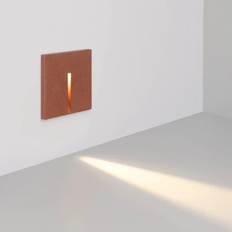 Подсветка для лестниц и ступеней LT-TIE-S100-3W Warm3000 (RD, 25x45 deg, 230V) (Arlight, IP65 Бетон) 051050