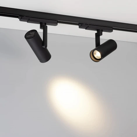 Трековый светильник светодиодный LGD-ARTIFACT-4TR-R65-18W Warm3000-MIX (BK, 20 deg., DALI, 230V) (Arlight, IP20 Металл) 057109