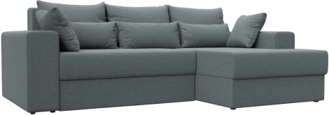 Диван угловой Майами правый угол (Серый/Рогожка) Лига Диванов арт.121159