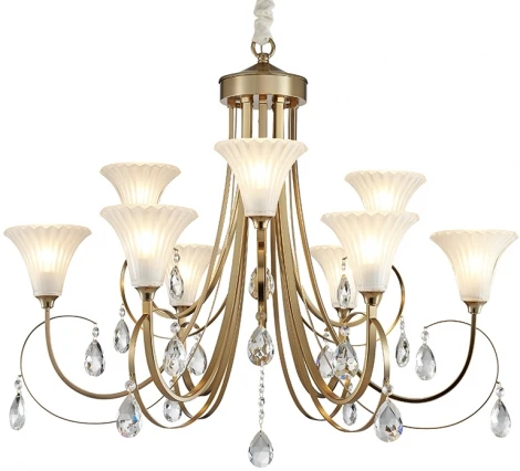 Подвесная люстра Newport 4820 4829/C (220V, подвески, на цепи)