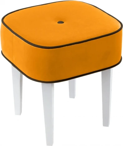 Табурет Handy SQ ОГОГО (арт.433987), (Ткань/Желтый)