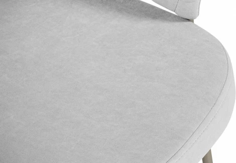 Обеденный стул Лео Woodville (Металл,Велюр/Серый,Капучино) арт.615186