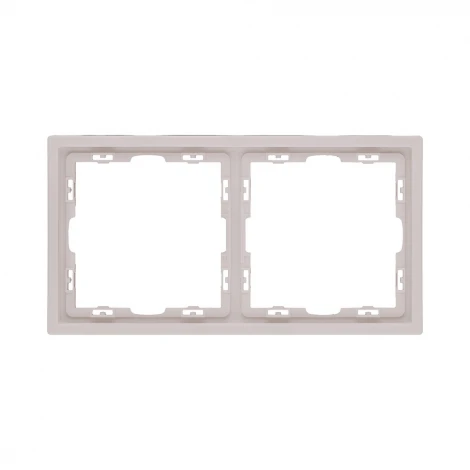 Рамка 2-постовая кашемир матовый Kollinger Eclipse EC2CM