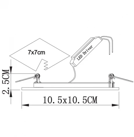 Встраиваемый точечный светильник Arte Lamp Vega A7506PL-2WH