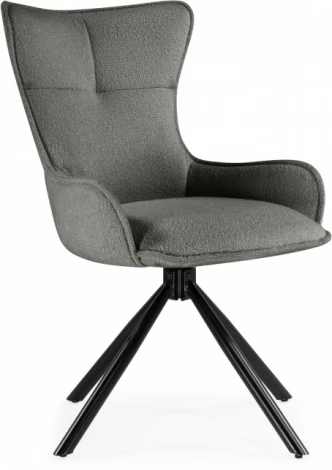 Стул на металлокаркасе Woodville Chicago light gray / black арт.15830