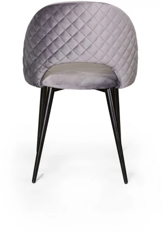 Стул Max ромб, бархат светло-серый 26 Top Concept custom 78086