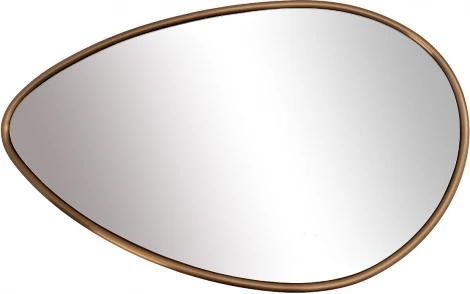 Зеркало в металл. раме золотого цвета с подсветкой LED 65*100см Garda Decor арт.19-OA-9114