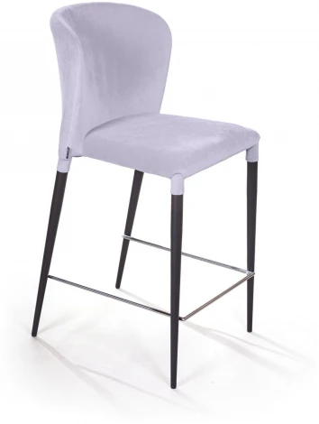 Стул полубарный Albert в шортиках, бархат серый Top Concept 2001000000890