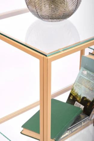 Консольный стол AllConsoles 1011-CG clear золотой