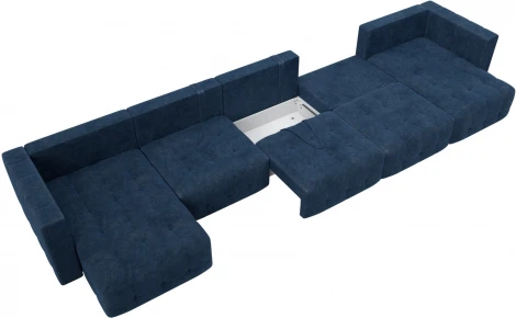 Диван П-образный Лига-052 НПБ МегаЛонг Лига Диванов (Велюр) арт.128877