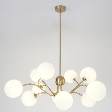 Потолочная люстра на штанге Zortes Blo ZRS.1777.12 (220V, шарики, IP21)