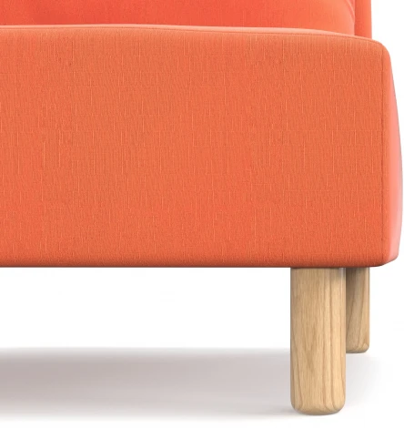 Кресло Arsko Свельд коралловая рогожка