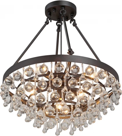 Подвесная люстра Vitaluce V5352-1/5S, 5хE14 макс. 40Вт (220V, хрусталь)