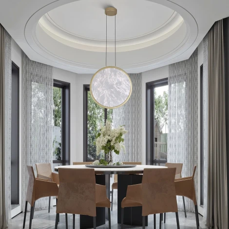 Подвесной светильник Favourite Imma 4374-1P (LED, 220V, на проводе, круглые)