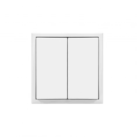 Выключатель двухклавишный (лотос) Systeme Electric GAL001351