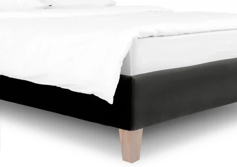 Кровать Queen II Victoria L 1600 ОГОГО (арт.574906), (Ткань/Черный)