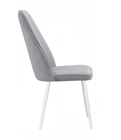 Стул DikLine 327 поворотный B22 GREY, ножки белые 00-00084784