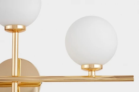 Настенный светильник Lumina Deco Marsiada LDW 6033N-2 RT FGD (220V, шарики, асимметрия)