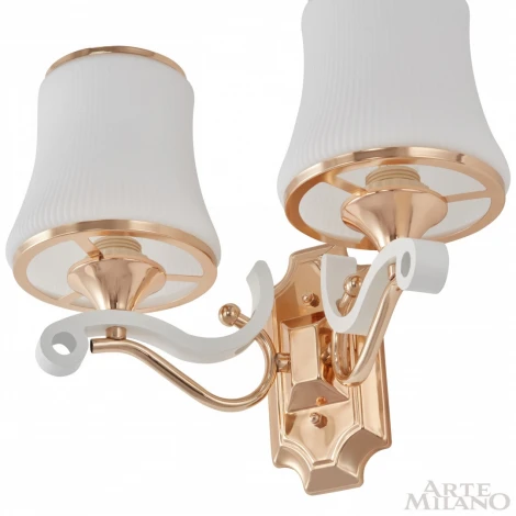 Бра Arte Milano Florentia-3987 303987/2W Wh/Gd (220V)