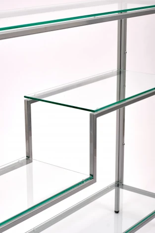 Консольный стол AllConsoles 1012-CS clear серебряный