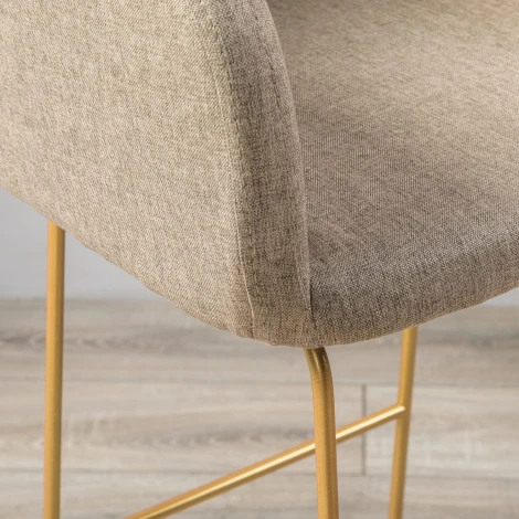 Кресло бар Oscar Браун/ЛинкЗолот R-Home арт.4101188h_БраунЗолот_БАР