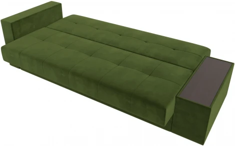 Диван-книжка Лига-020 стол справа (Зеленый,Бежевый/Микровельвет) Лига Диванов арт.118498