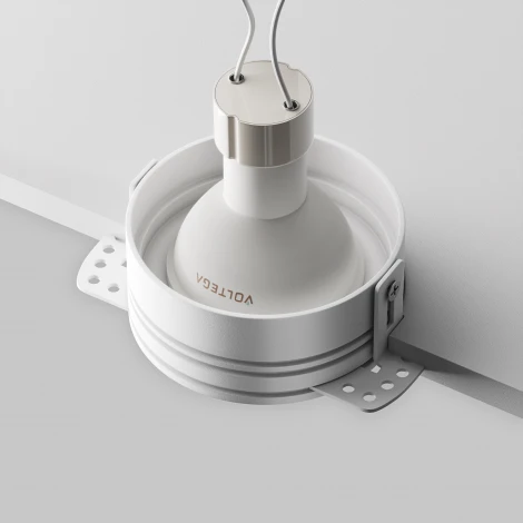 Точечный светильник под гипсокартон встраиваемый Maytoni Flint DL101-GU10-TRS-W (220V, круглые, IP44)