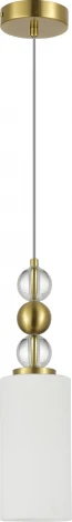 Подвесной свтильник ST Luce SL2003 SL2003.303.01 латунь/белый E27 1*40W