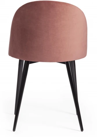 Стул MONRO (mod. 710) / 1 шт. в упаковке (Ткань,Металл /Коралловый,Черный)