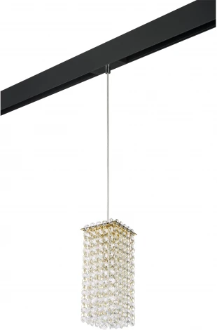 Трековый светильник однофазный 220V Lightstar Cristallo PRO795422 (хрусталь)