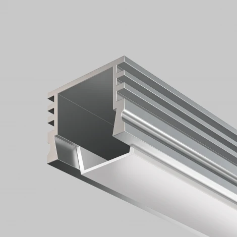 Алюминиевый профиль накладной 16x12 серебро 2 м Maytoni Led Strip 631012