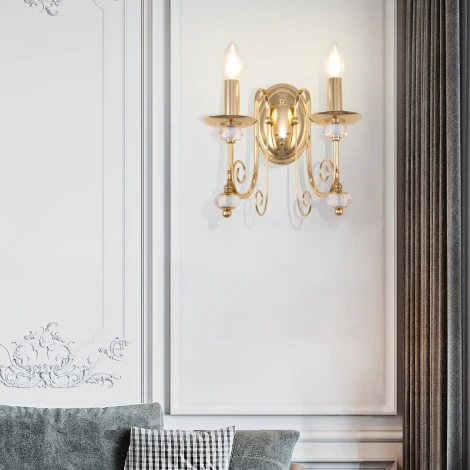 Бра Arte Milano AM346109 346109/2W FGD (220V, подвески, подсвечник, свеча)