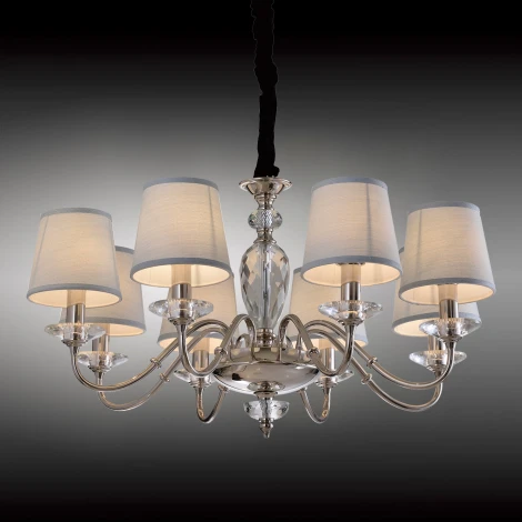 Подвесная люстра Aployt Lorett APL.760.03.08 (220V, хрусталь, на цепи)
