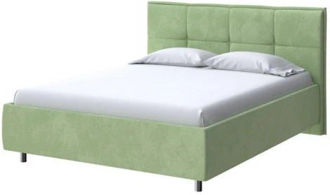 PROxSON Кровать Lino без основания (Ткань: Велюр Casa Яблоневый) 200x200