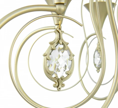 Подвесная люстра Arte Milano AM349920 349920/8 CG (220V, подвески, на цепи, подсвечник, свеча)