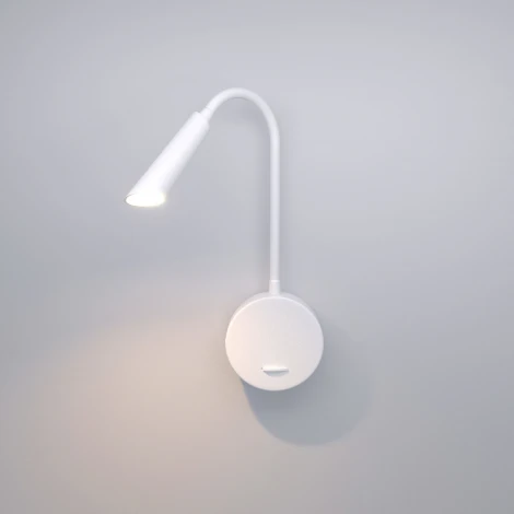 Бра для чтения светодиодное с выключателем и USB-портом Elektrostandard Stem 40120/LED белый (220V)