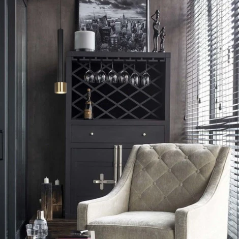 Подвесной светильник Lumien Hall Noale LH4097/1P-SBK-GD