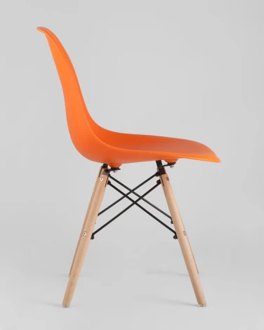 Стул Stool Group Eames DSW оранжевый УТ000000654