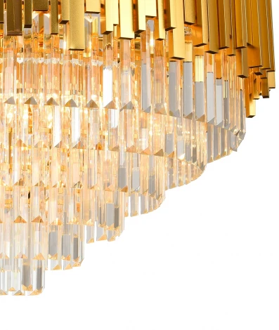 Подвесная люстра Natali Kovaltseva Vertigo 81440/12C GOLD